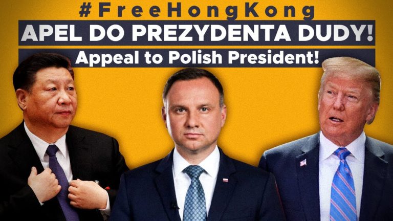 A test for Polish President Andrzej Duda on Free Hong Kong