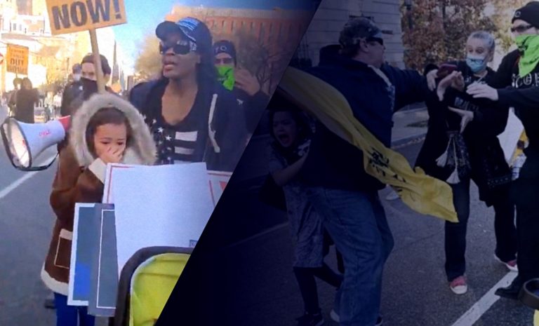 BLM and Antifa attack children of black Republican woman at #TrumpRally