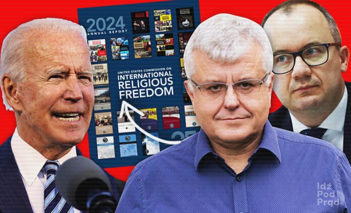 Pastor Paweł Chojecki, US president Joe Biden, Polish Prosecutor General Adam Bodnar, USCIRF report